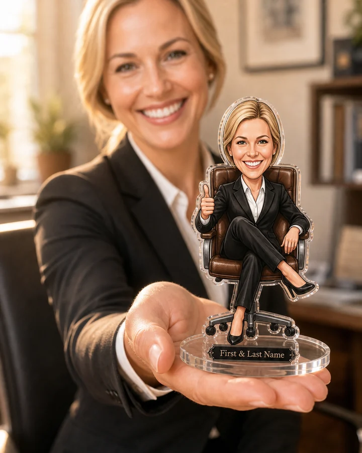 Business Executive (Female) figurine — custom Business gift
