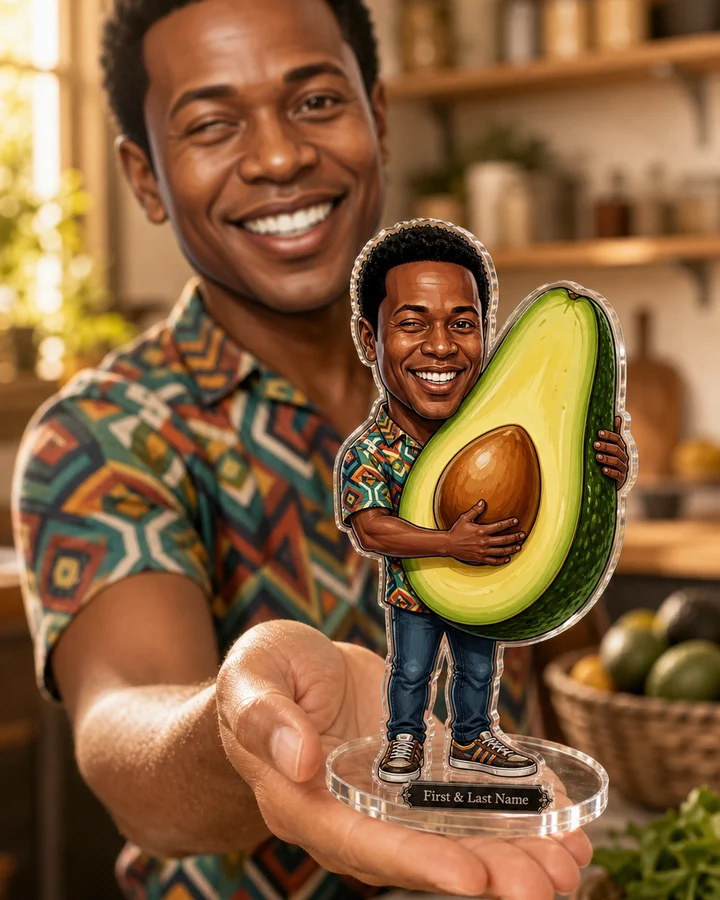 Avocado Lover figurine — custom Culinary gift