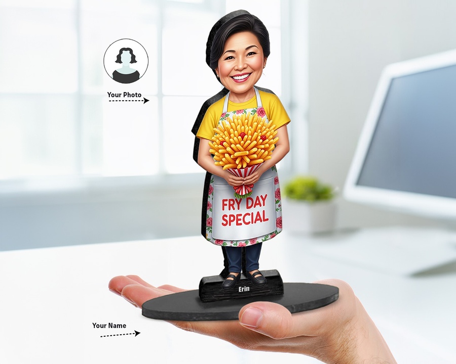 Baker Cookie Cake figurine — custom Culinary gift