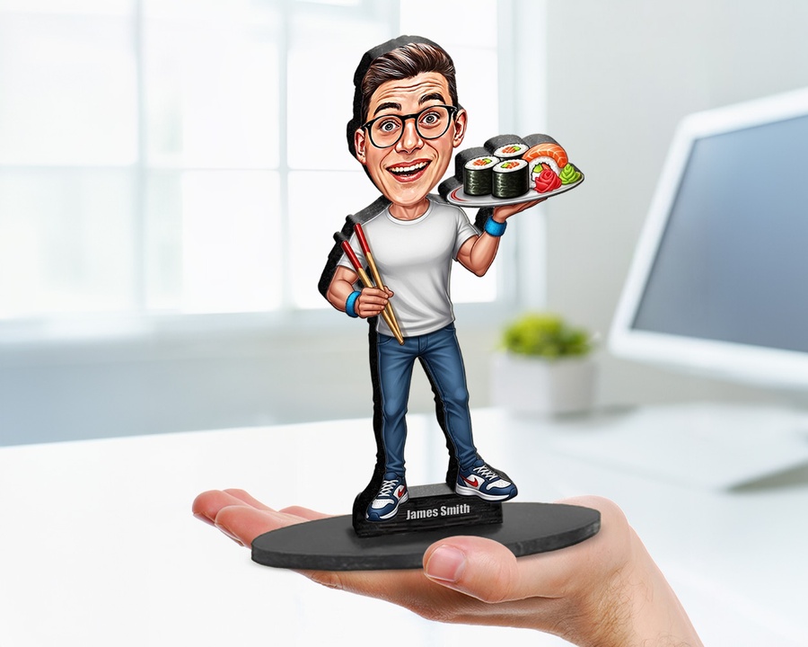 Beer Lover figurine — custom Culinary gift