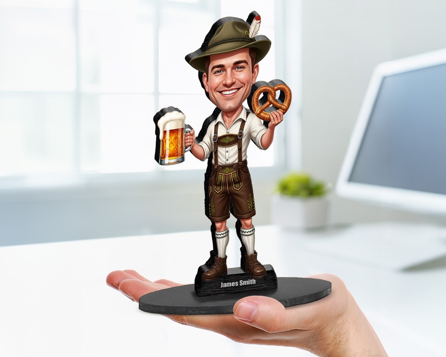 Oktoberfest Beer Mug figurine — custom Culinary gift