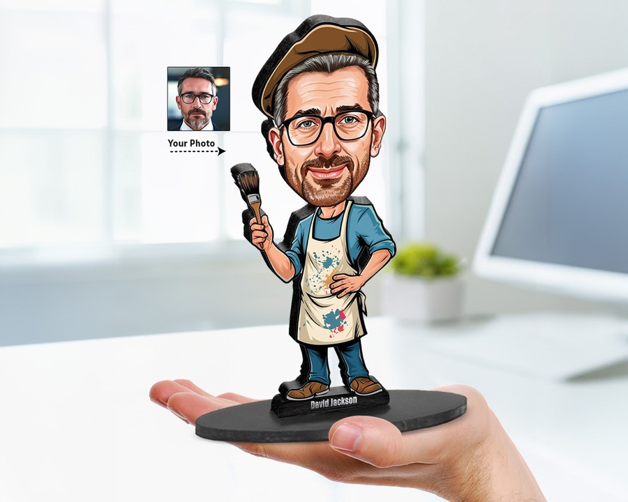 Art Teacher figurine — custom Education gift