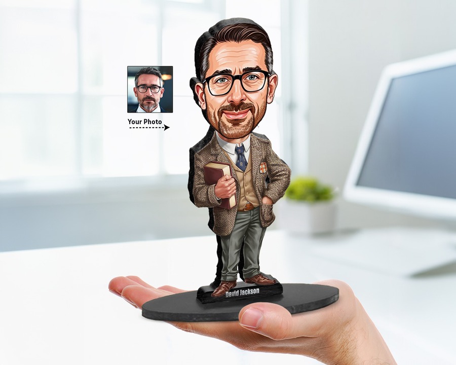 Professor figurine — custom Education gift