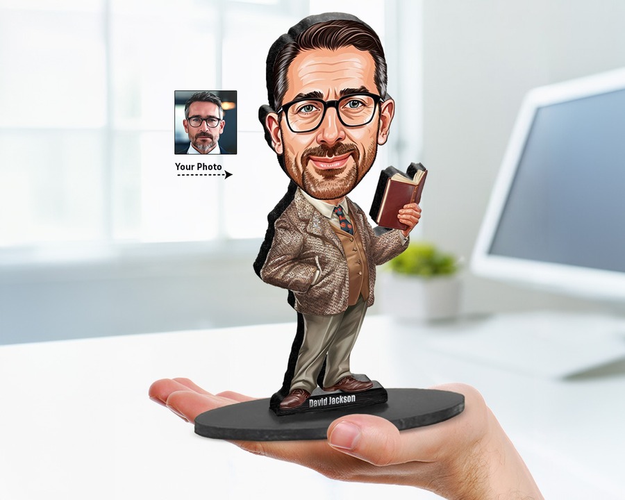 Professor figurine — custom Education gift