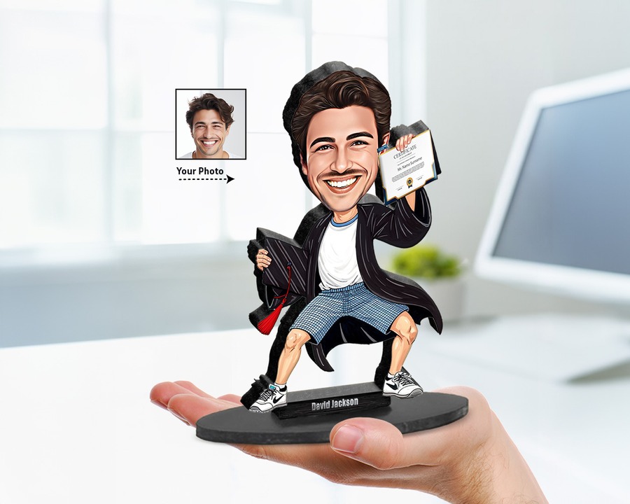Student figurine — custom Education gift