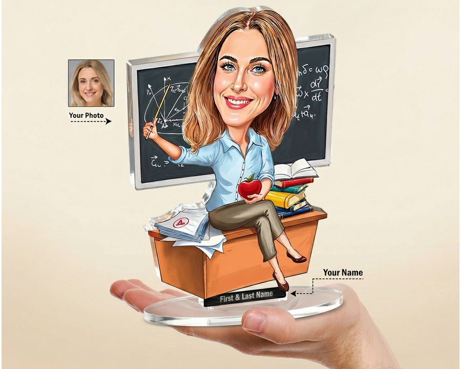 Teacher (Female) figurine — custom Education gift