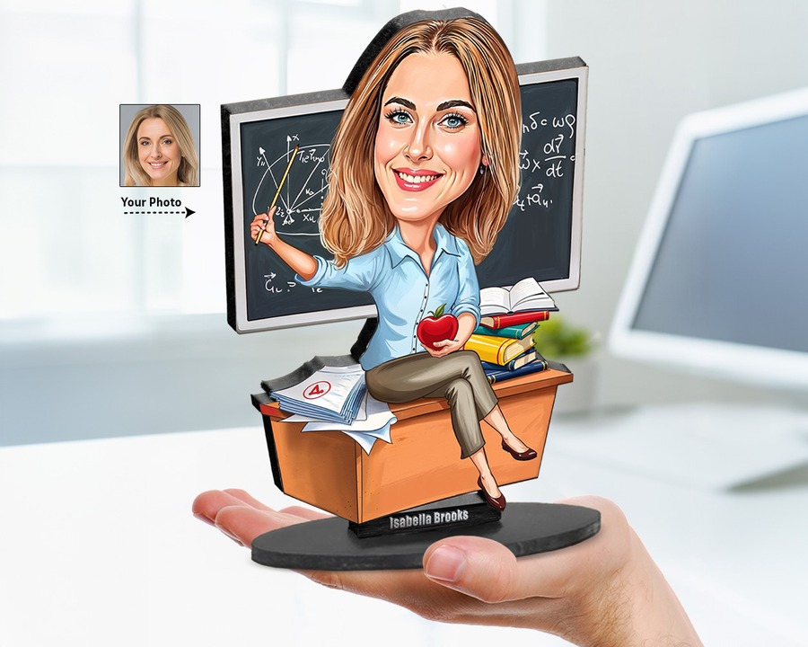 Teacher (Female) figurine — custom Education gift