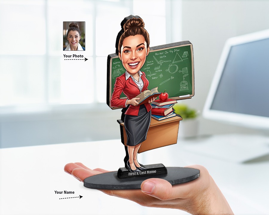 Teacher (Female) figurine — custom Education gift