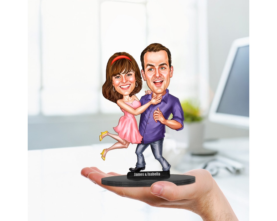 Dancing Couple figurine — custom Family gift