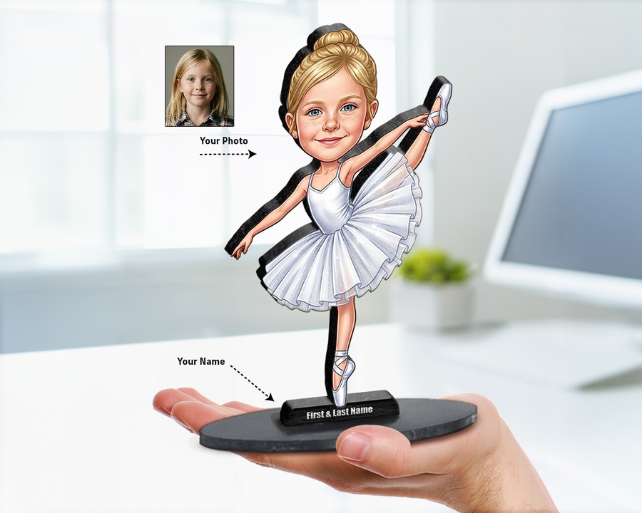 Ballerina Girl figurine — custom Family gift