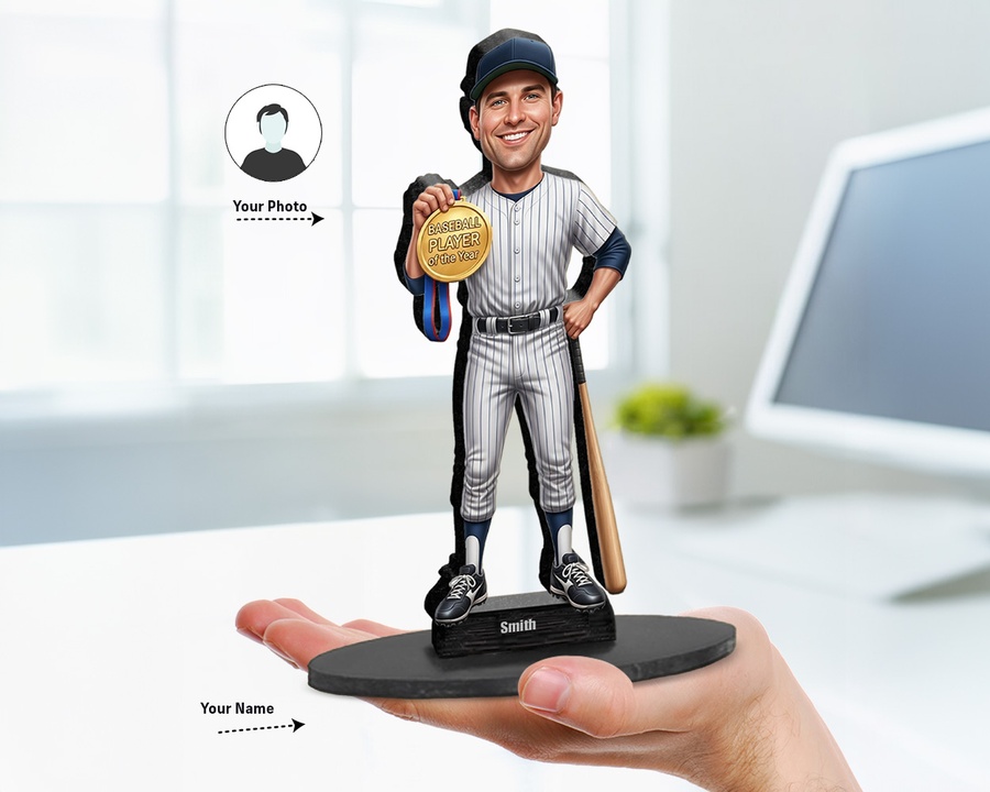 Baseball Player Award figurine — custom Funny gift