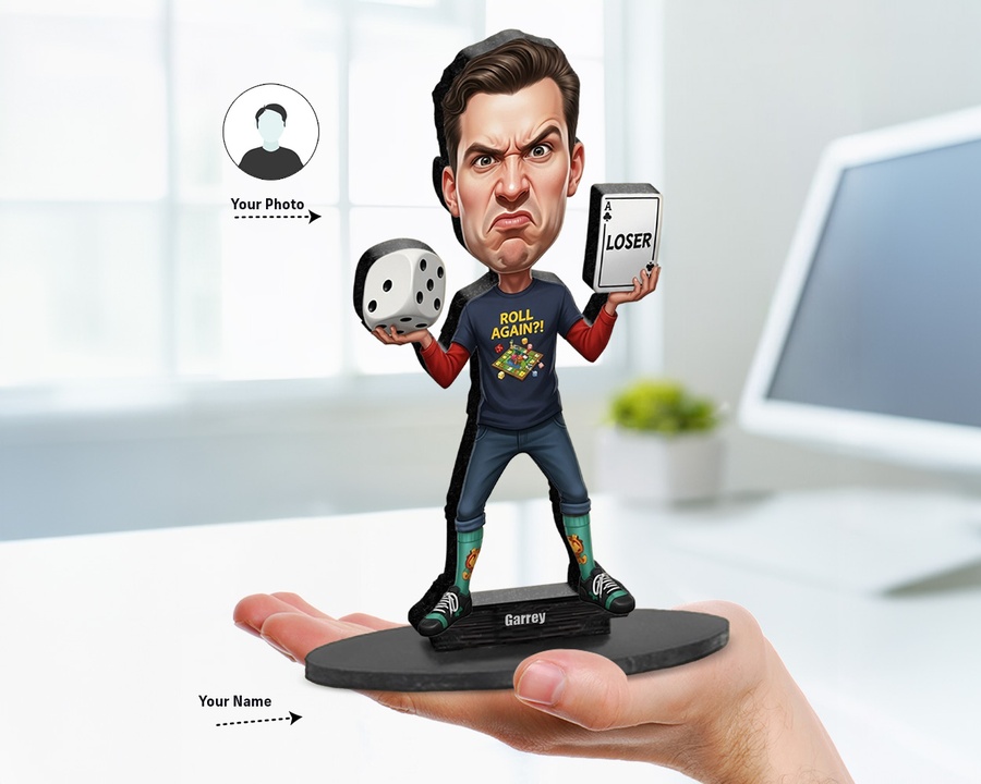 Board Game Loser figurine — custom Funny gift