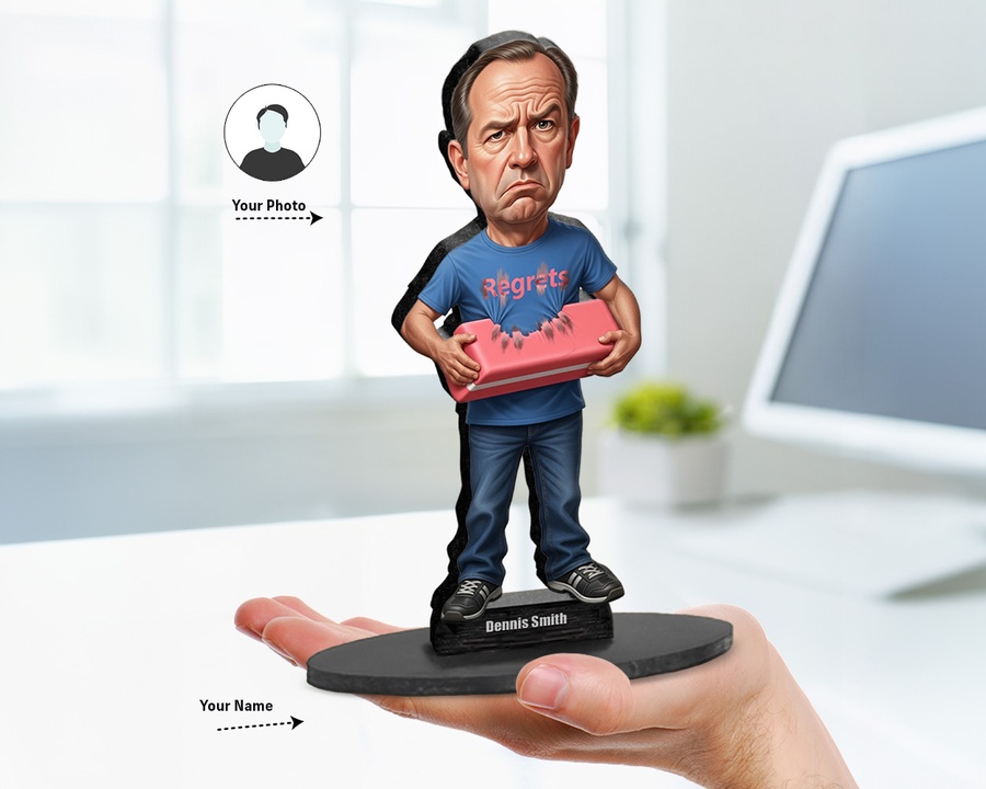 Regrets Eraser figurine — custom Funny gift