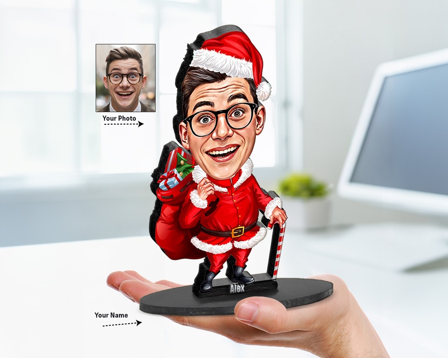 Santa Bag figurine — custom Seasonal gift