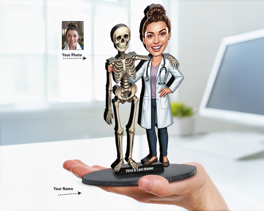 Chiropractor figurine — custom Healthcare gift