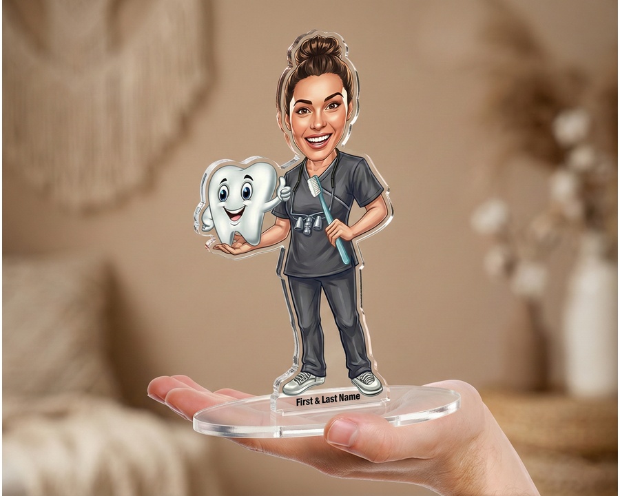 Dental Hygienist figurine — custom Healthcare gift