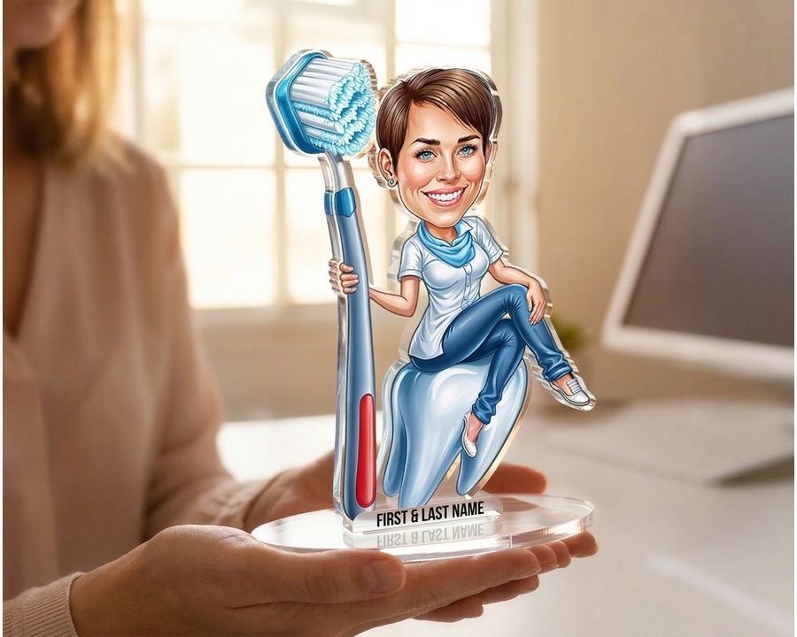 Dental Hygienist figurine — custom Healthcare gift