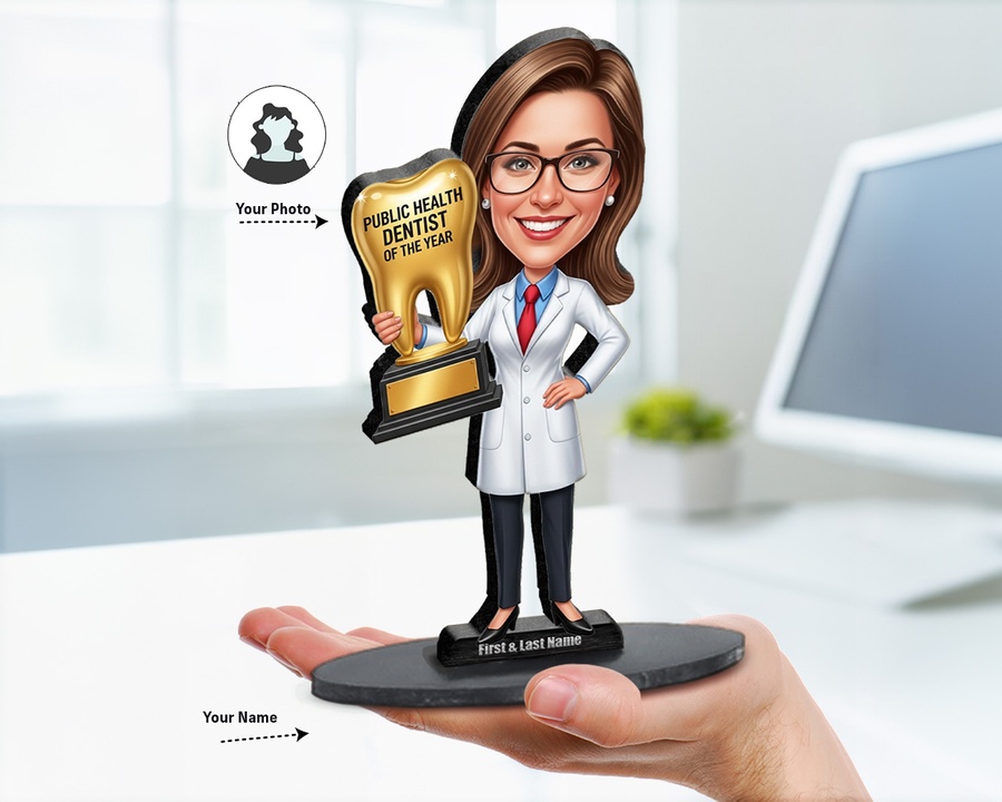 Dentist figurine — custom Healthcare gift