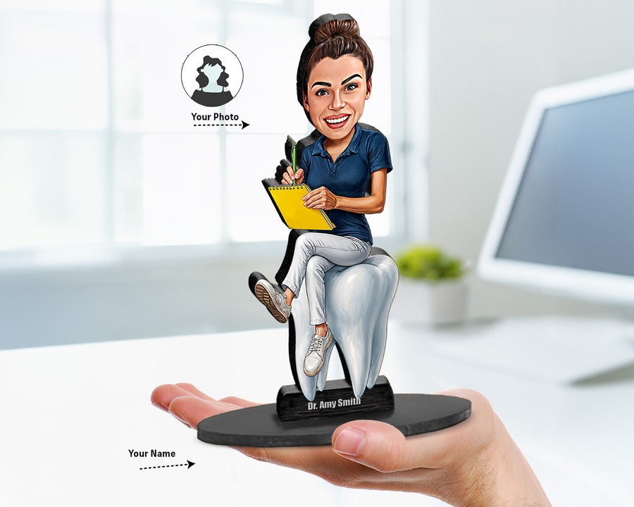 Dentist figurine — custom Healthcare gift