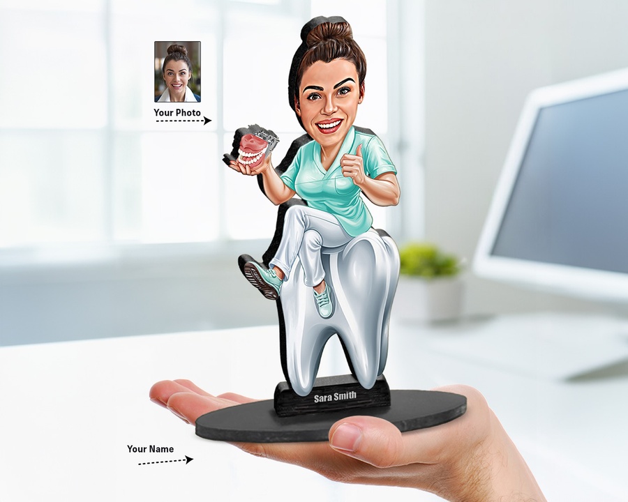 Dentist figurine — custom Healthcare gift