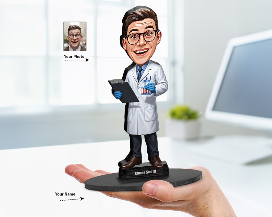 Laboratory Technician figurine — custom Healthcare gift