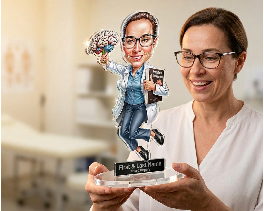 Neurologist figurine — custom Healthcare gift