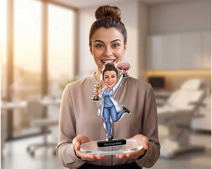 Neurologist figurine — custom Healthcare gift