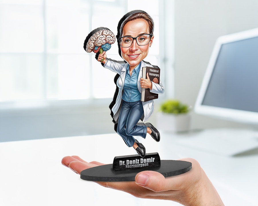 Neurologist figurine — custom Healthcare gift