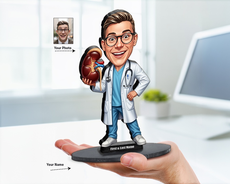 Urologist figurine — custom Healthcare gift