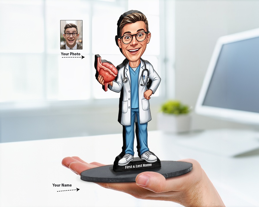 Urologist figurine — custom Healthcare gift