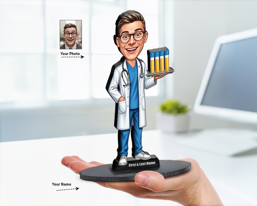 Urologist figurine — custom Healthcare gift
