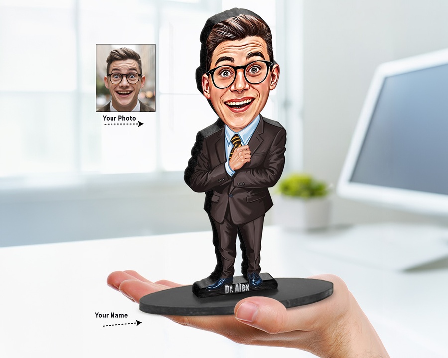 Businessman Formal Suit figurine — custom For Him gift