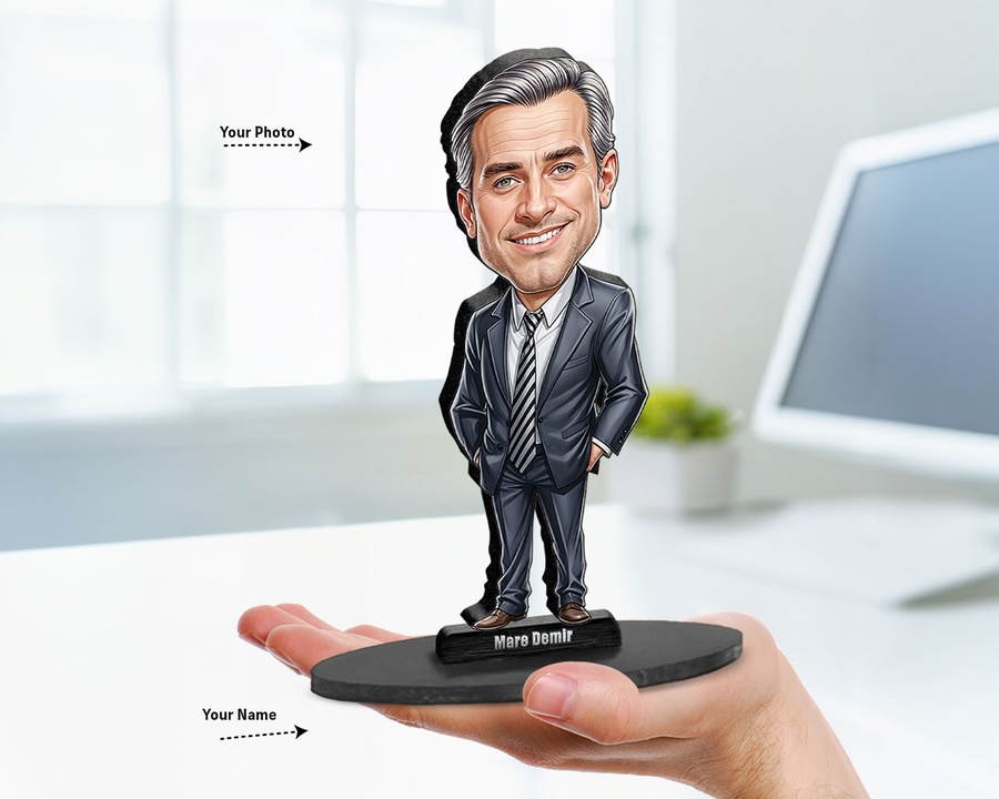 Businessman Formal Suit figurine — custom For Him gift