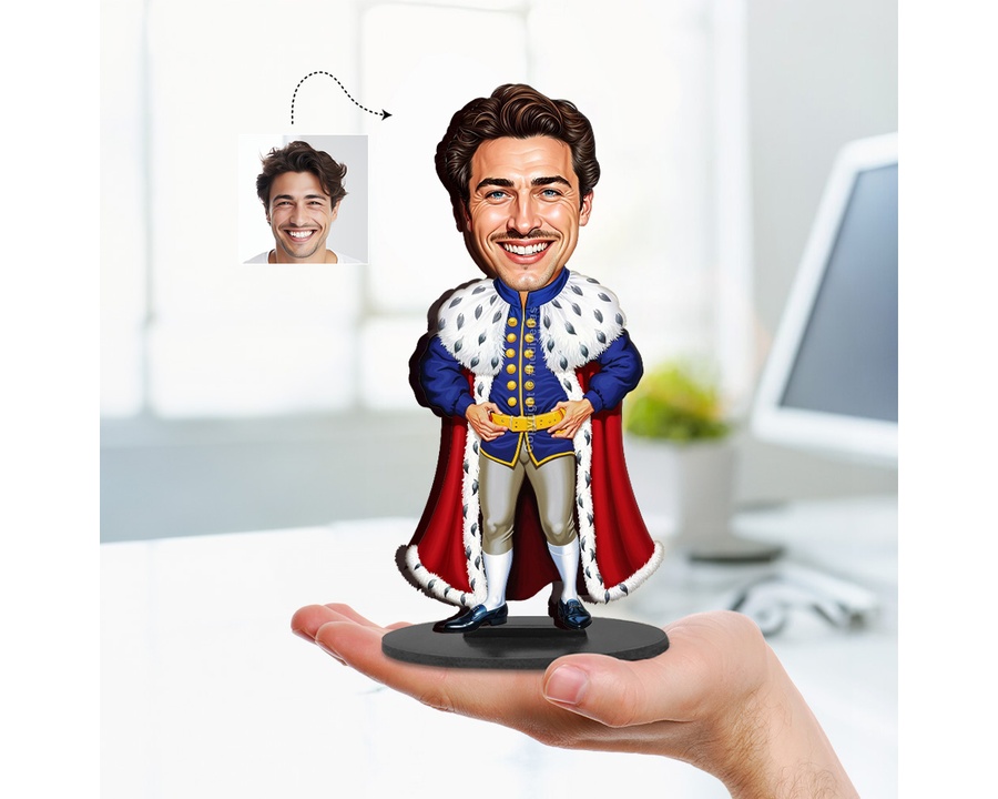 King Royal Crown figurine — custom For Him gift