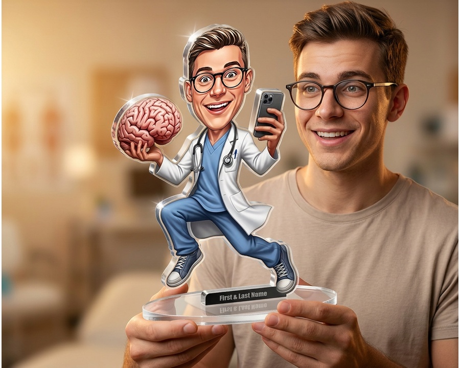 Custom runner figurine