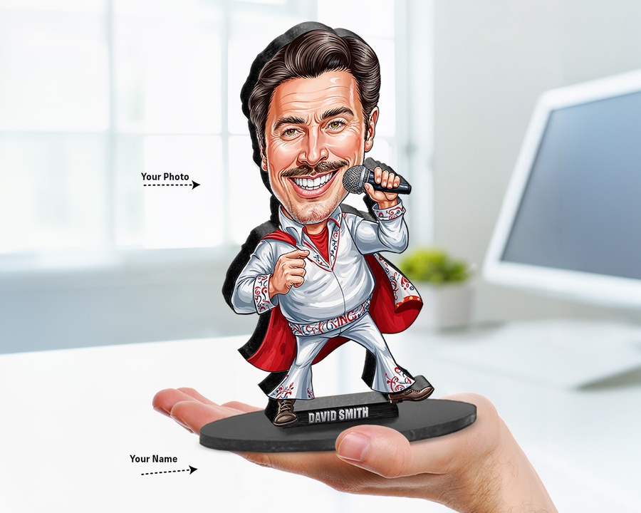Singer figurine — custom Music gift