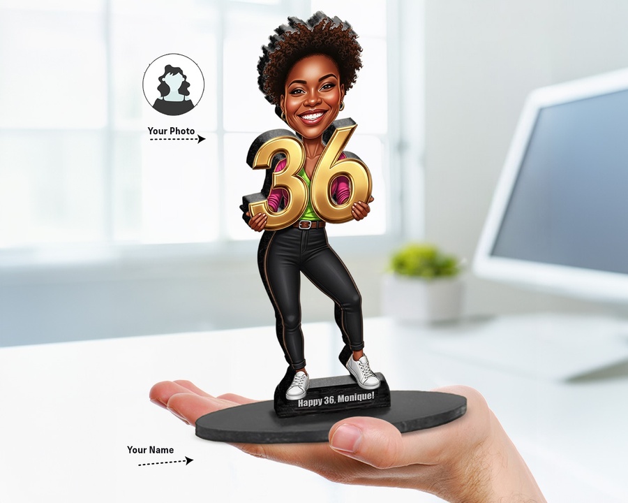 36th Birthday figurine — custom New Arrivals gift