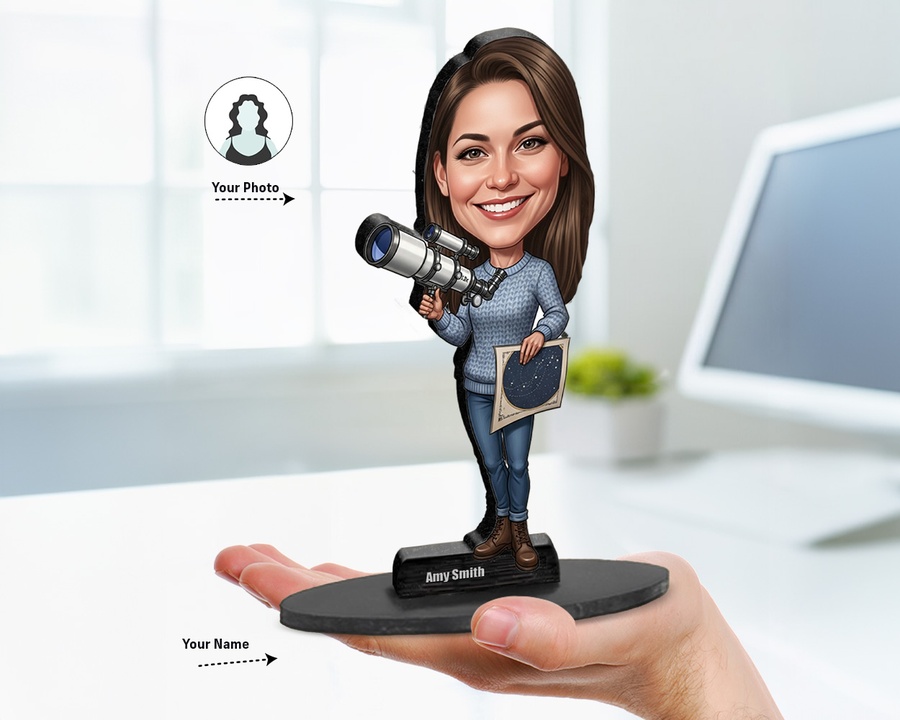 Astronomer Telescope figurine — custom New Arrivals gift