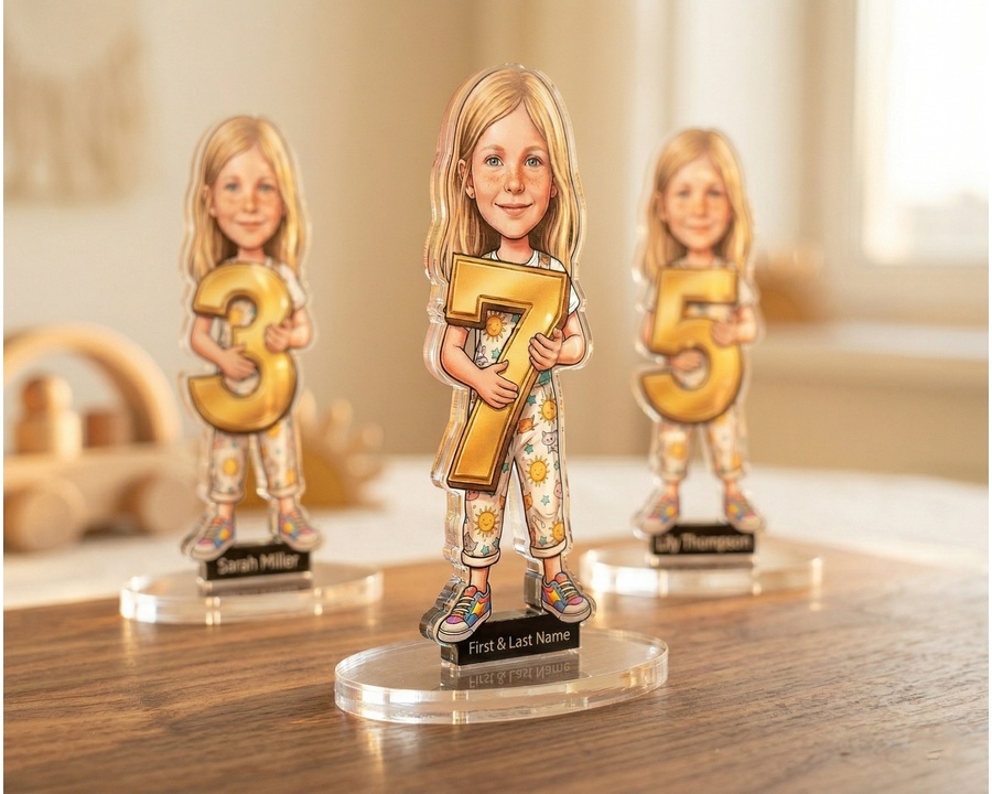 Birthday Women Numbers 3 5 figurine — custom New Arrivals gift