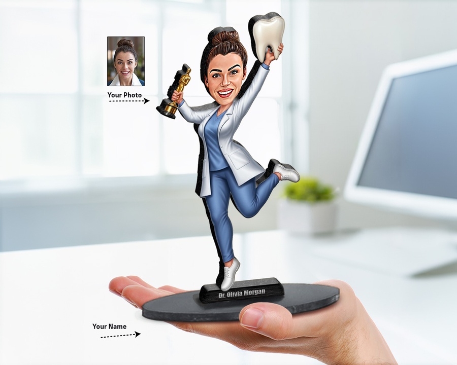 Doctor — Award Trophy figurine — custom Healthcare gift