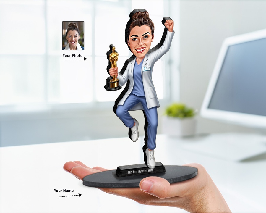 Orthodontist (Female) figurine — custom Healthcare gift