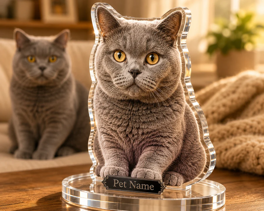 British Shorthair figurine — custom Pets gift