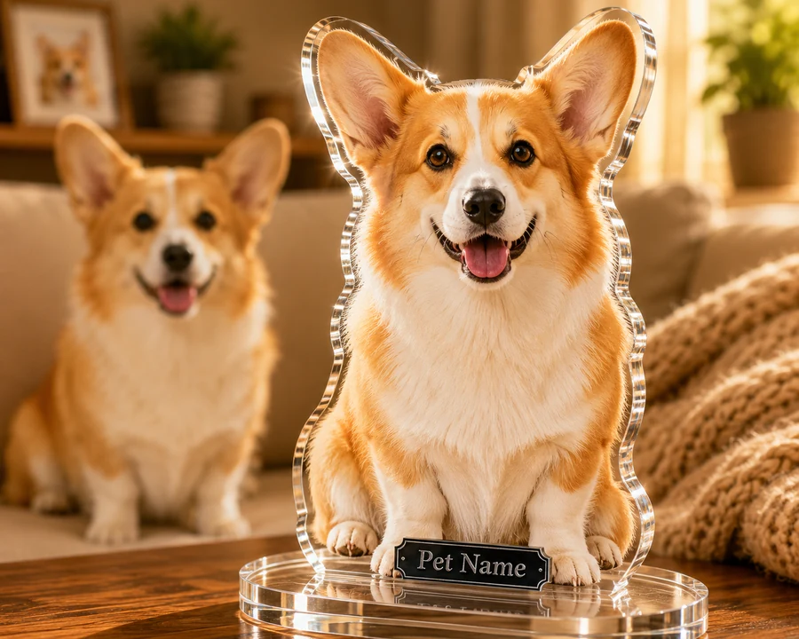 Corgi figurine — custom Pets gift
