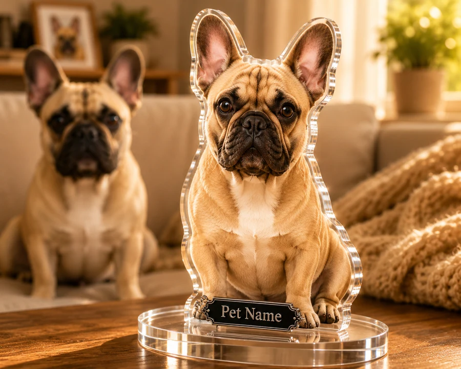 French Bulldog Pair figurine — custom Pets gift