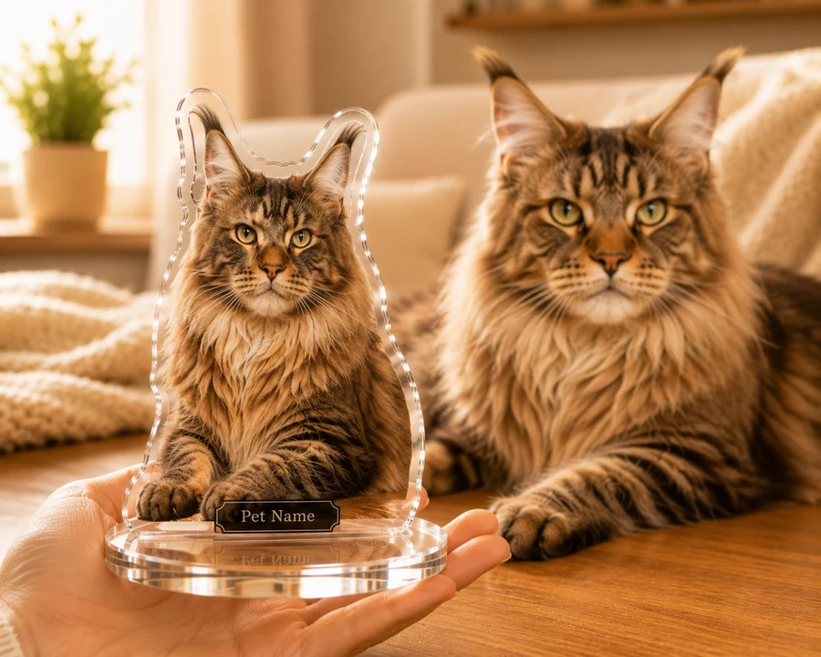 Maine Coon figurine — custom Pets gift