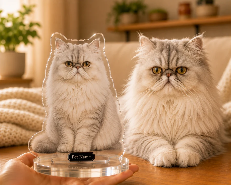 Persian Cat figurine — custom Pets gift