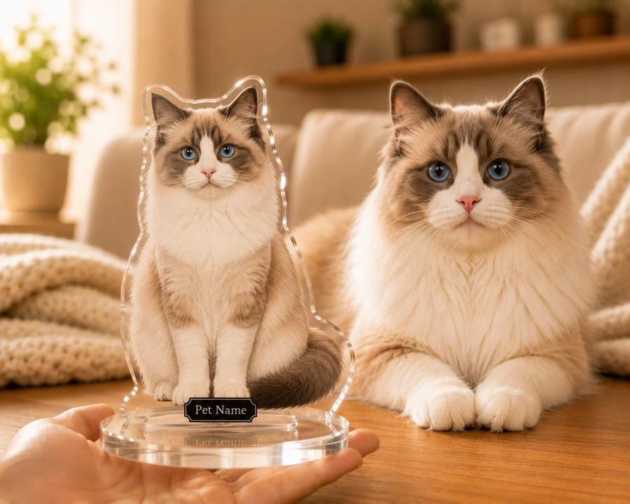 Ragdoll figurine — custom Pets gift