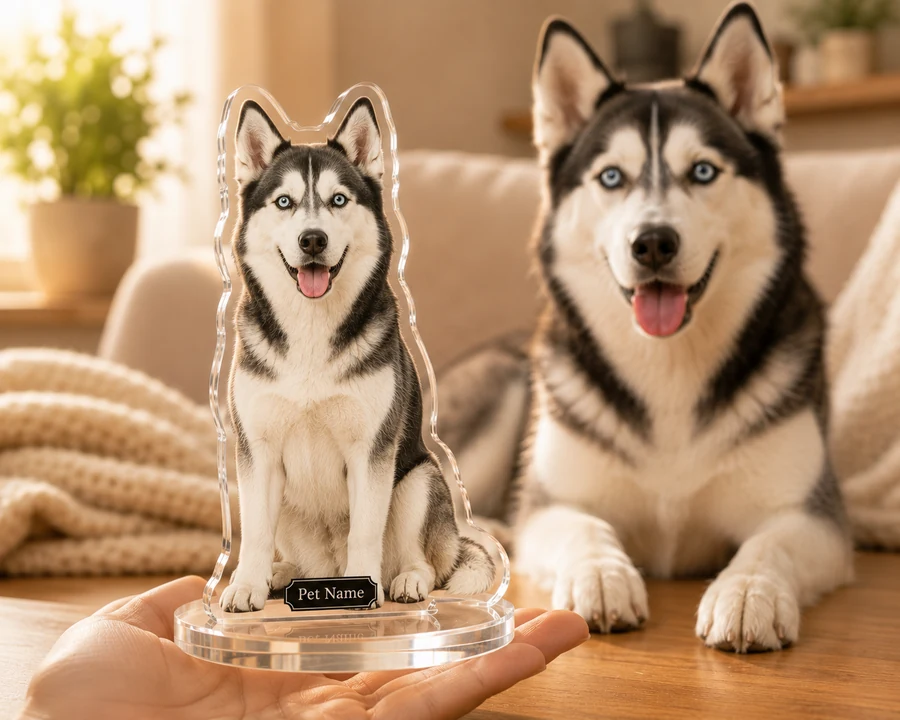 Siberian Husky figurine — custom Pets gift