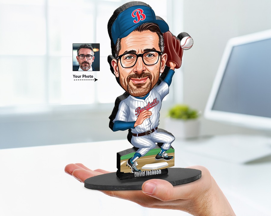 Baseball Player figurine — custom Sport gift
