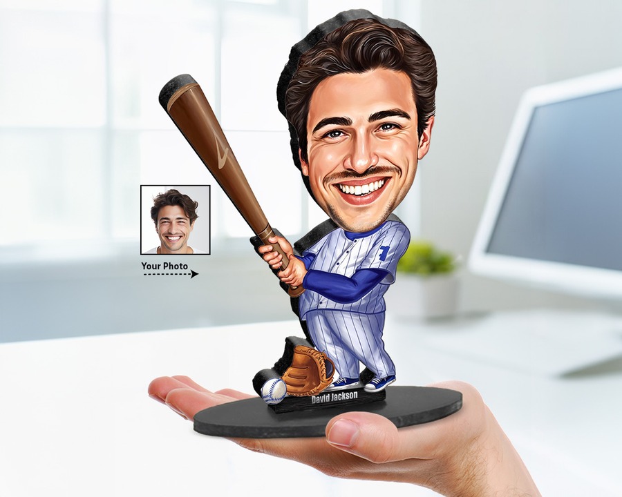 Baseball Player figurine — custom Sport gift